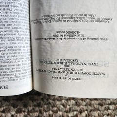 New World Translation Holy Scriptures 1984 Revised Bible Watch Tower Society