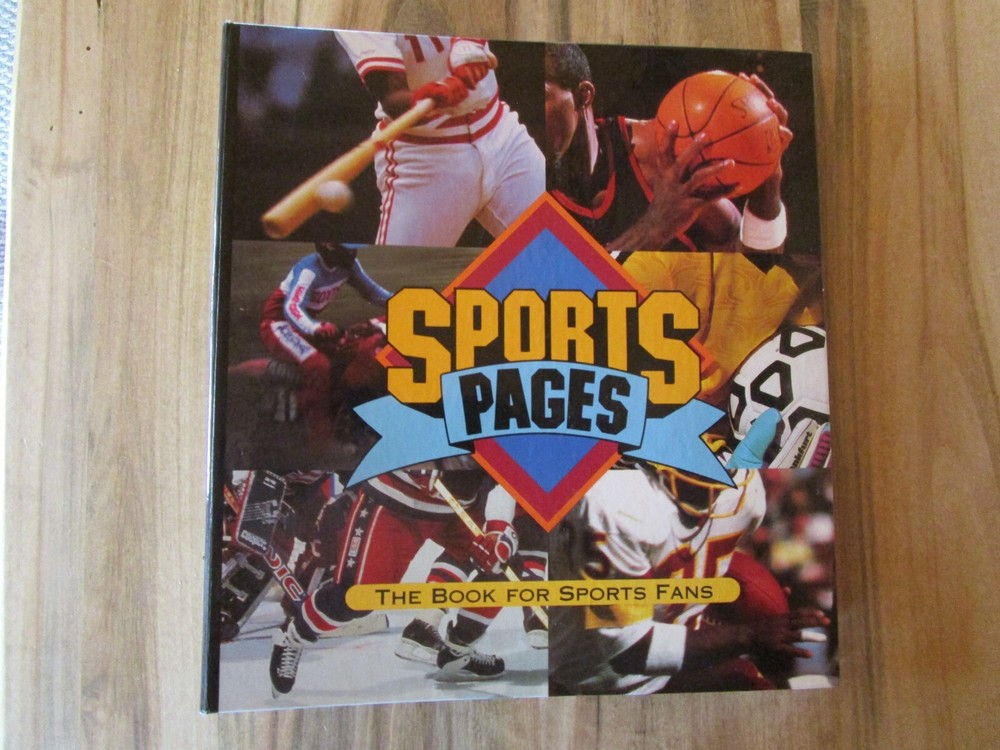 Sports Pages The Book for Fans 1996 Newfield, Binder, 10 Divider Tabs, 50 Pages