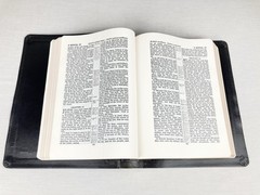 WORLD PUBLISHERS LOOSE LEAF KJV HOLY BIBLE CENTER COLUMN BONDED LEATHER RARE HTF