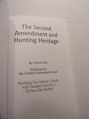 RARE – MINT – THE SECOND AMENDMENT AND HUNTING HERITAGE – 2014 By Charlie Kirk