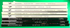 Mixed lot of 8 2018-2024 MasterWork Qrtly Bible studies (pb) from Lifeway