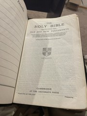 Holy Bible Cambridge French Morocco leather #24XC