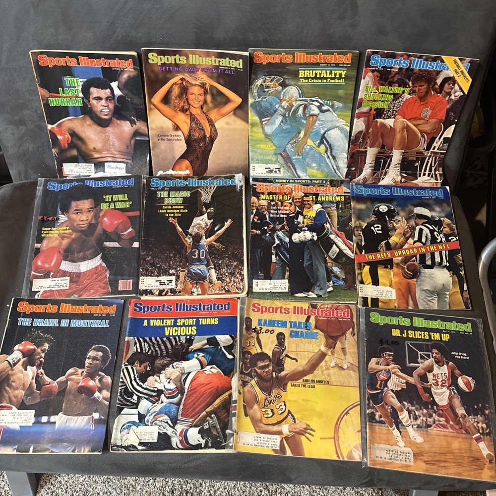 Sports Illustrated Magazines 1976-00s Football Lot Of 40
