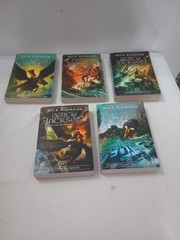 Lot 9 Rick Riordan Books :Percy Jackson and the Olympians & Kane Chronicles 2 Se