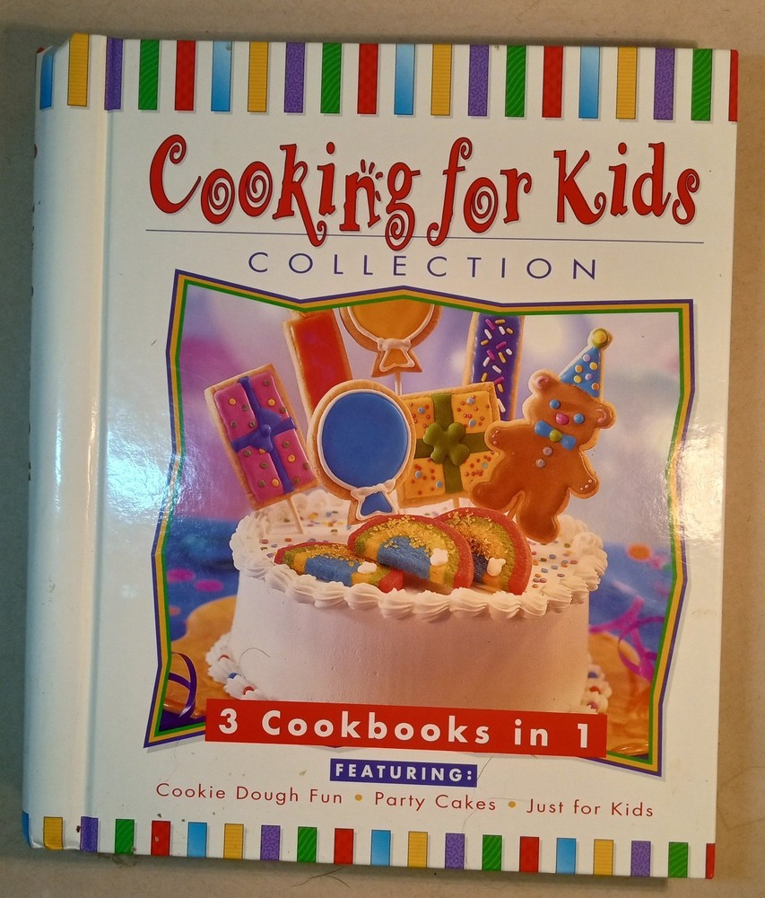 Cooking For Kids. 3 In 1 Cookbook. 2000. Divided With Tabs. Hardcover