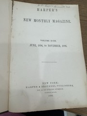 Rare Antique Harper’s New Monthly Magazine Bound Volumes (5 Books) –19th Century