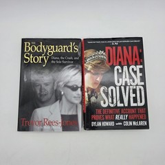 Lot of 4 Books on Princess Diana, Her Boys, Her Case, Multiple Titles Authors HC