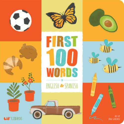 First 100 Words in English and Spanish (English and Spanish Edition) – VERY GOOD