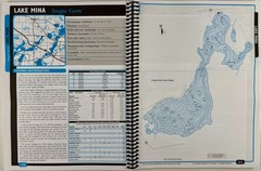 Minnesota Alexandria Area & West Central Minnesota Fishing Maps Guidebook