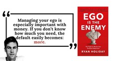 Ego is the Enemy : The Fight to Master…By Ryan Holiday NEW Paperback