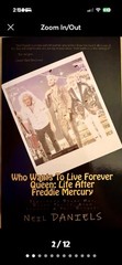 2 book Queen in 3-D Brian May Coffee table HC stereoscopic + Freddie Mercury liv
