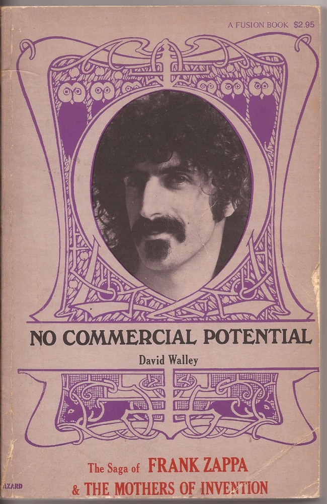 No Commercial Potential Frank Zappa 1st 1972 Softcover, CULT, UNDERGROUND MUSIC