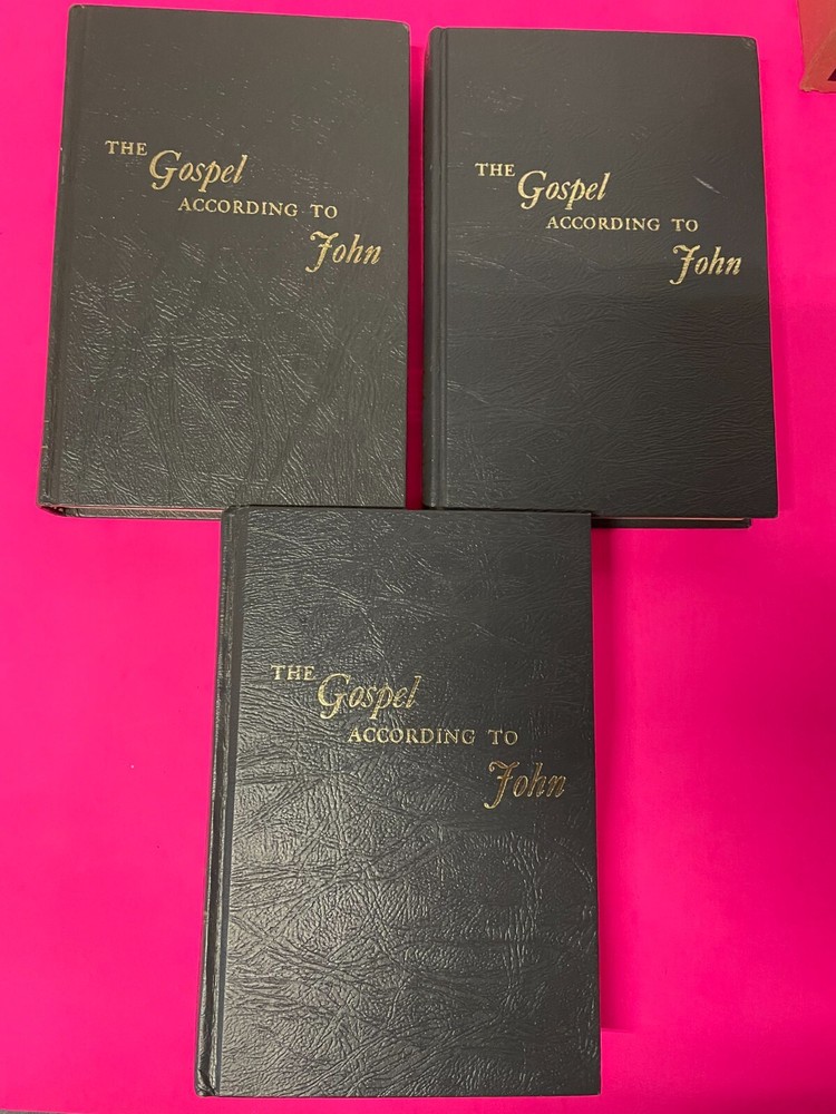 THE GOSPEL ACCORDING TO JOHN HARDCOVER SET VOL 1-3 THE GOSPEL HOUR GREENE