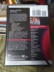 Hand-Applied Finishes Fine Woodworking DVD Workshop Jeff Jewitt New Sealed