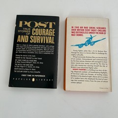 Vtg Pulp Paperback Lot of 8 Mid Century War Adventure Historical Drama 1950s-60s