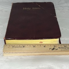 Holy Bible Concordance KJV Red Letter Edition 1973 Burgundy Word Aflame Press