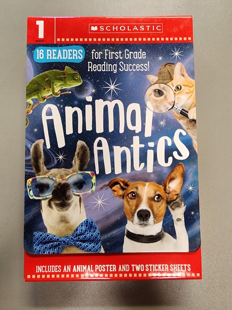 Animal Antics First Grade Reader Box Set: Scholastic Box or Slipcased