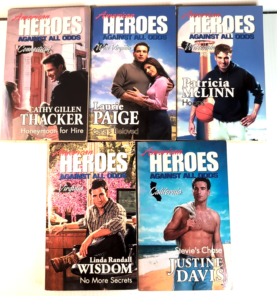Harlequin American Heroes Paperback Book Contemporary Romance Love 5x