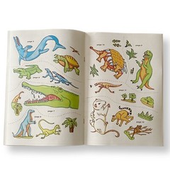 Animals of The Past A Sticker Fun Book Dinosaur Coloring Book Golden Book 1984