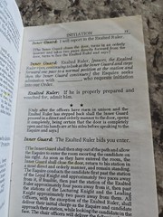 Vintage 1996 BPO Elks Ritual Book / Guide 76 pages – Fraternal Club