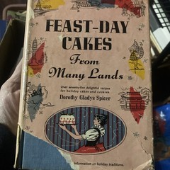 1947 Feast Day Cakes Vintage Cookbook hardcover