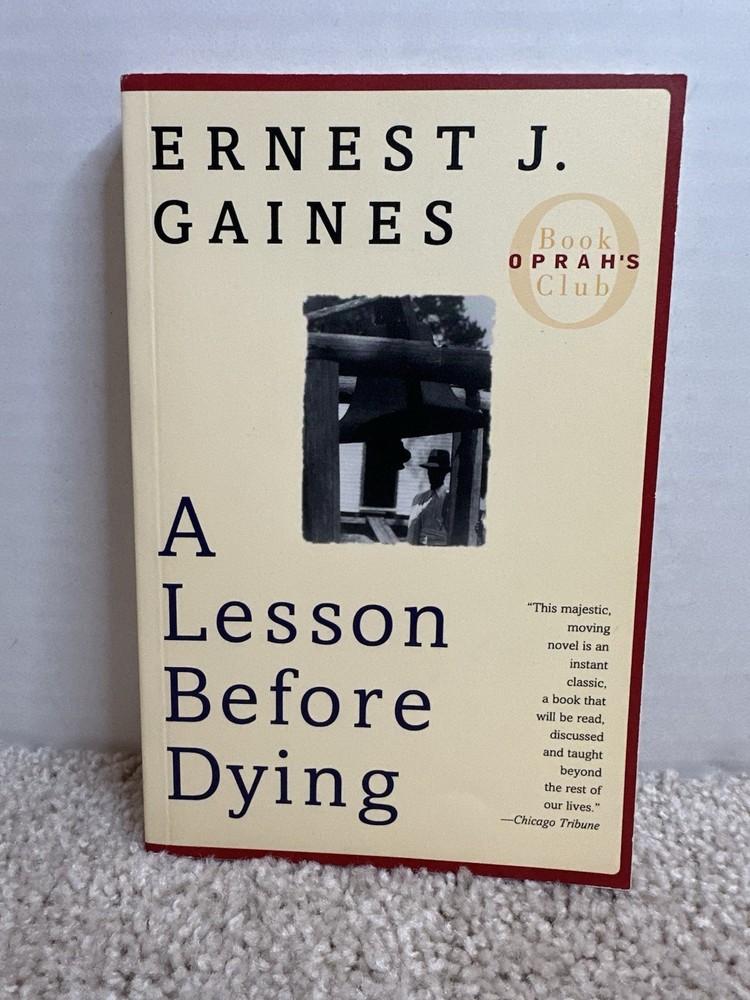SIGNED! Lesson Before Dying: A Novel by Ernest J. Gaines (1997, Trade Paperback)