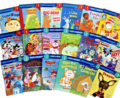 18 Step Into Reading Leveled Early Readers 1-2 Boys Girls Teachers PreK-2nd
