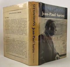 3 hardcover 1st editions by Jean Paul Satre SITUATIONS, COMMUNIST & PEACE, LIFE
