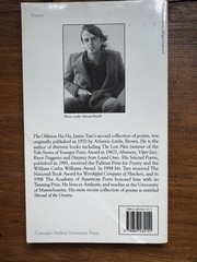 James Tate The Oblivion Ha-Ha: Sixty Poems PB Inscribed Carnegie Mellon 1997