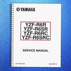 YAMAHA YZF-R6 2003 Motorcycle Service Manual FASTENED, COVERING, XL FOLDOUT PAGE