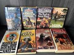 Western Lot of 8 Action Packed Frontier Adventure (0859)