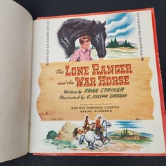 vintage 1951 The Lone Ranger and the War Horse authorized edition hardcover