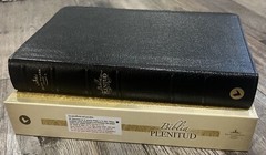 BIBLIA PLENITUD DE ESTUDIO, PIEL FABRICADA NEGRO con INDEX, REINA VALERA 1960