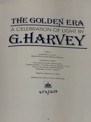 G. Harvey The Golden Era Signed Book A Celebration Of Light Excellent