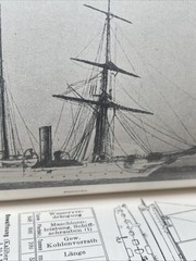 Taschenbuch der deutschen Kriegsflotte 1. Jahrgang Weyer B Reprint 1900