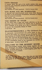 Kurt Vonnegut Slaughterhouse Five 1971 & Player Piano 1974 First Dell Paperbacks