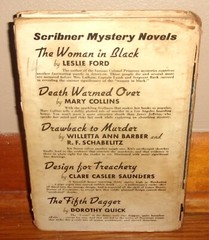 THE WOMAN IN BLACK-1947 Mystery Novel-LESLIE FORD-Very Good 1st Edition HC w/DJ!