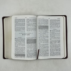 JACK VAN IMPE PROPHECY BIBLE Jack Van Impe Hardcover Faux Leather Burgundy
