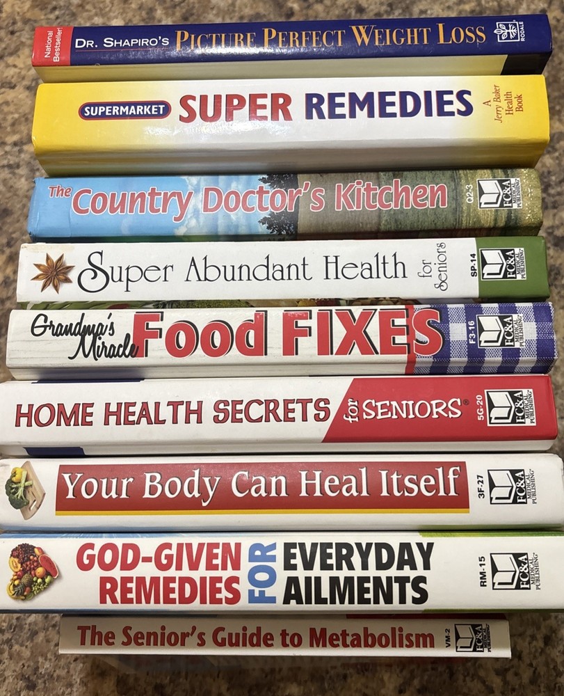 Books on health – Collection Of 9 Excellent Condition
