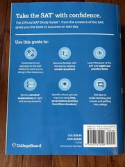 The Official SAT Study Guide College Board Test Prep Exam Practice Book Unused