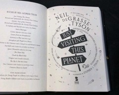 SIGNED Just Visiting This Planet Neil DeGrasse Tyson Autograph 2025 Hardcover
