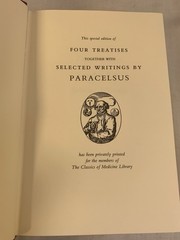 Paracelsus FOUR TREATISES & SELECTED WRITINGS Classic of Medicine 1988 Near Mint