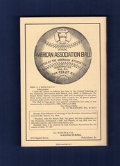 1886 REACH’S A.A. BASEBALL GUIDE ~ 1989 Horton P.C. | 180 pages ~Scarce REPRINT!