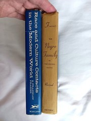 E. Franklin Frazier–Lot of 2 Books RACE AND CULTURE NEGRO FAMILY Hardcovers