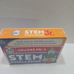 STEM CHALLENGE JR LEARNING CARDS Grades PK-1 Educational