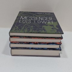 The Giver Quartet Boxed Set By Lois Lowry 4 Hardback Book Box Set w/ Rare Map