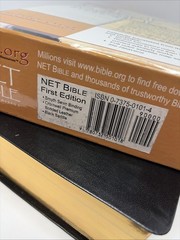 NET Bible First Edition Premium Bonded Leather