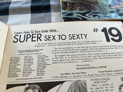 Lot Vintage SUPER SEX TO SEXTY #19 23 28 Adult Humor Giant Cartoon Magazine