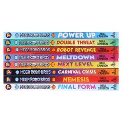 Mega Robo Bros Series by Neill Cameron Graphic Novels 8 Books Set – Ages 9-12-PB