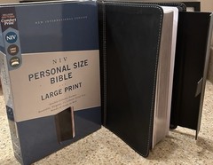NIV MAGNETIC CLOSURE LARGE PRINT 11.5pt “Word Of God” Personal Bible Leathersoft
